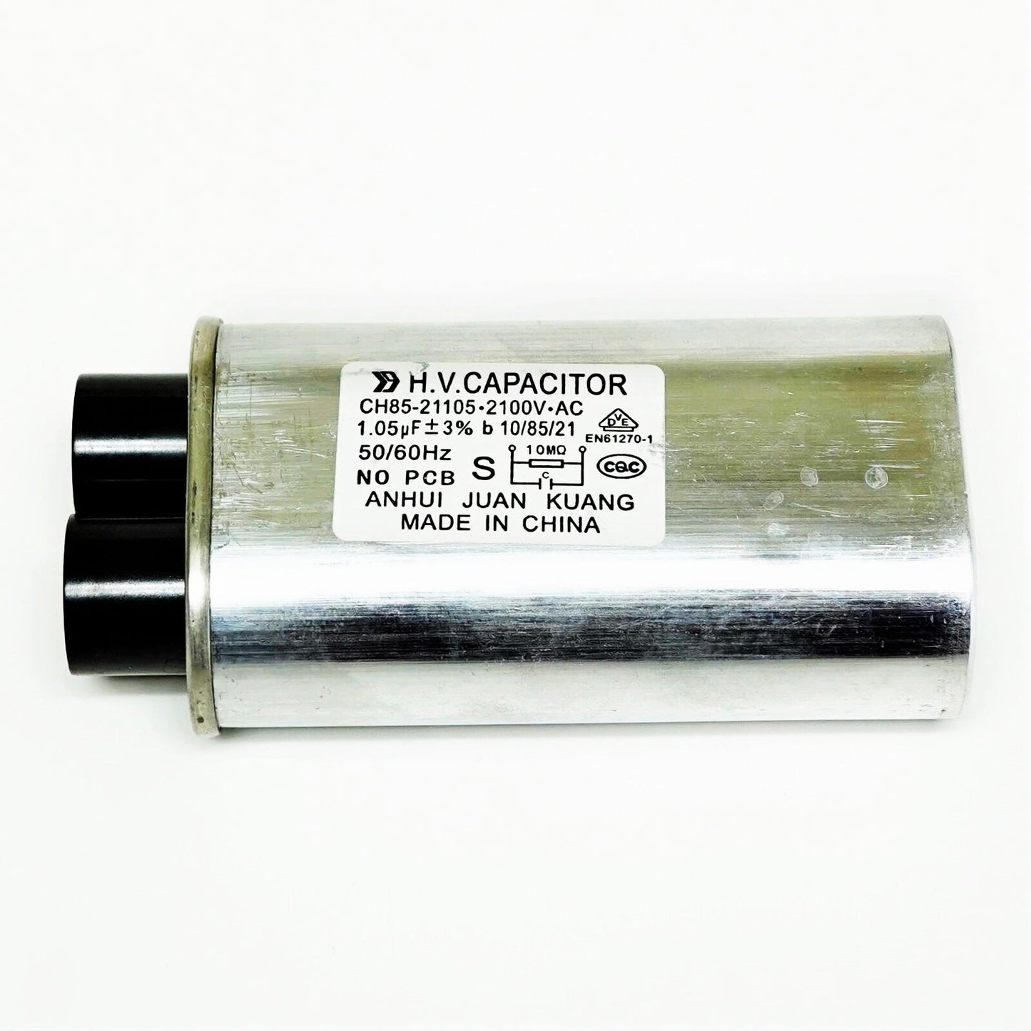 13QBP21105 Microwave High Voltage Capacitor 2100 vac, 1.05 mfd uf
