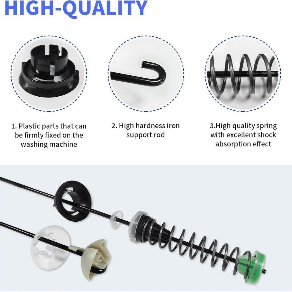 W11130362 Washer Suspension Rod Kit AP6262443, PD00038547, W10780040