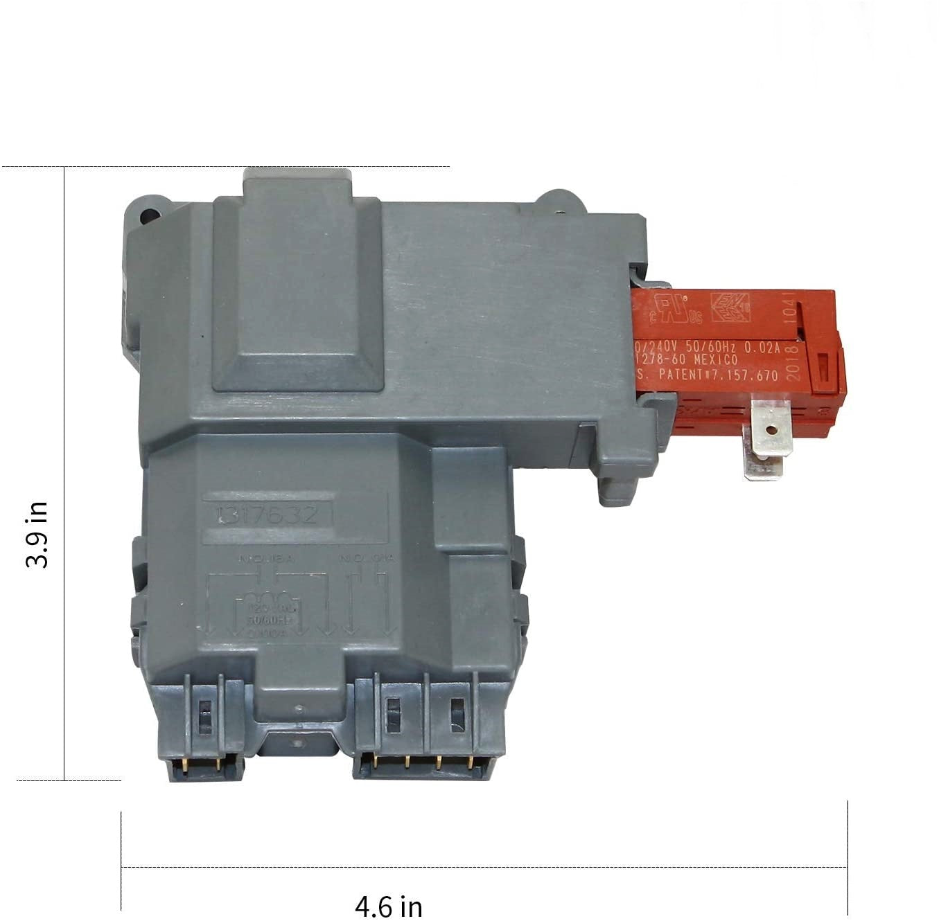 131763256 Washer Door Lock 131763202, WH10X27534, AP6285657