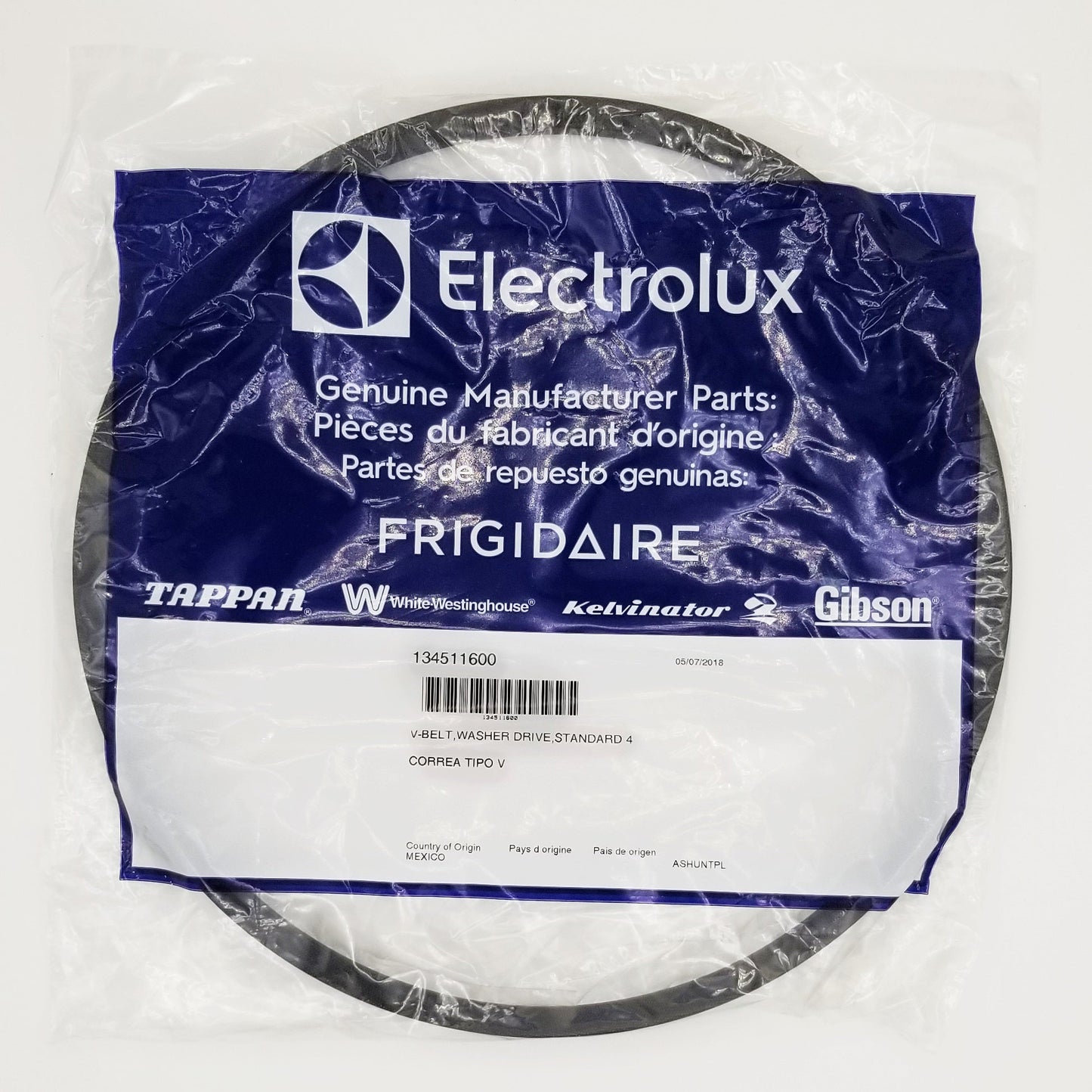 134511600 Washer Genuine OEM Drive Belt AP3867042, PS1146950