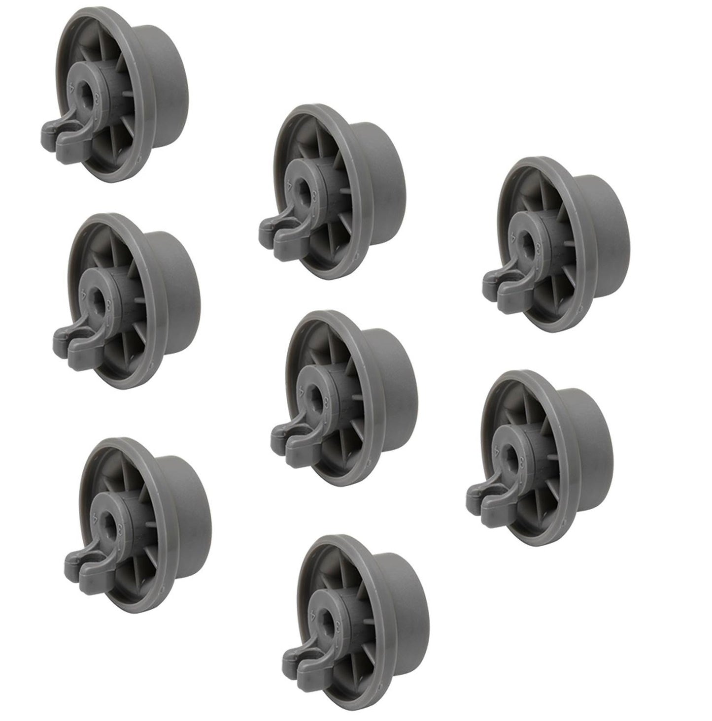 (8 Pack) 165314 Dishwasher Lower Rack Roller 00165314, AP2802428, PS8697067