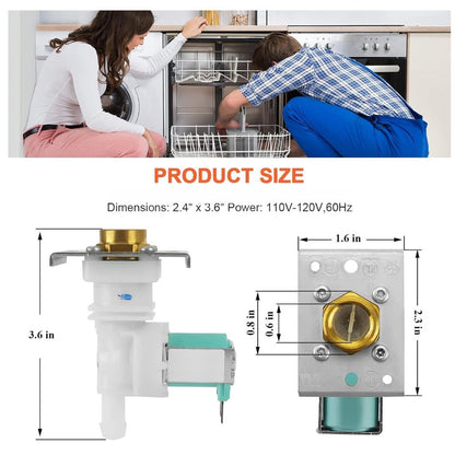 XPARTCO 17476000001140 Dishwasher Water Valve  Parts-O-Matic