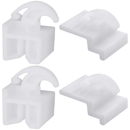 (2 Pack) 3051162 - 3051163 Cooking Range Drawer Front and Rear Glide Set