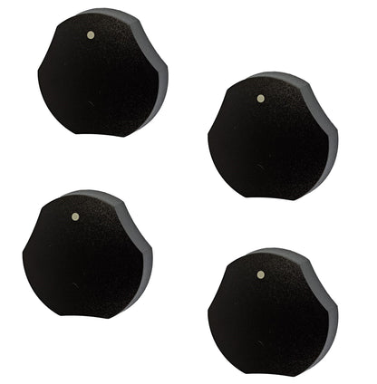 (4 Pack) 74009592CM Burner Control Knob Replaces WP74009592