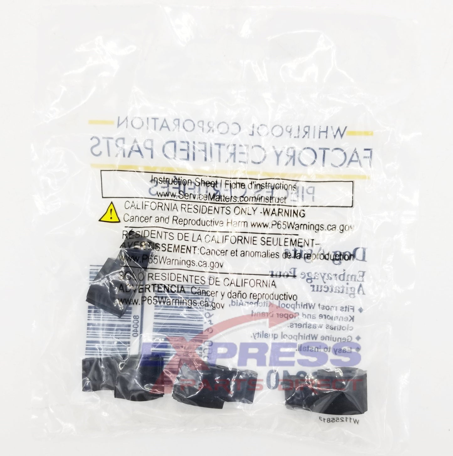 80040 Genuine OEM Washer Agitator Dogs 