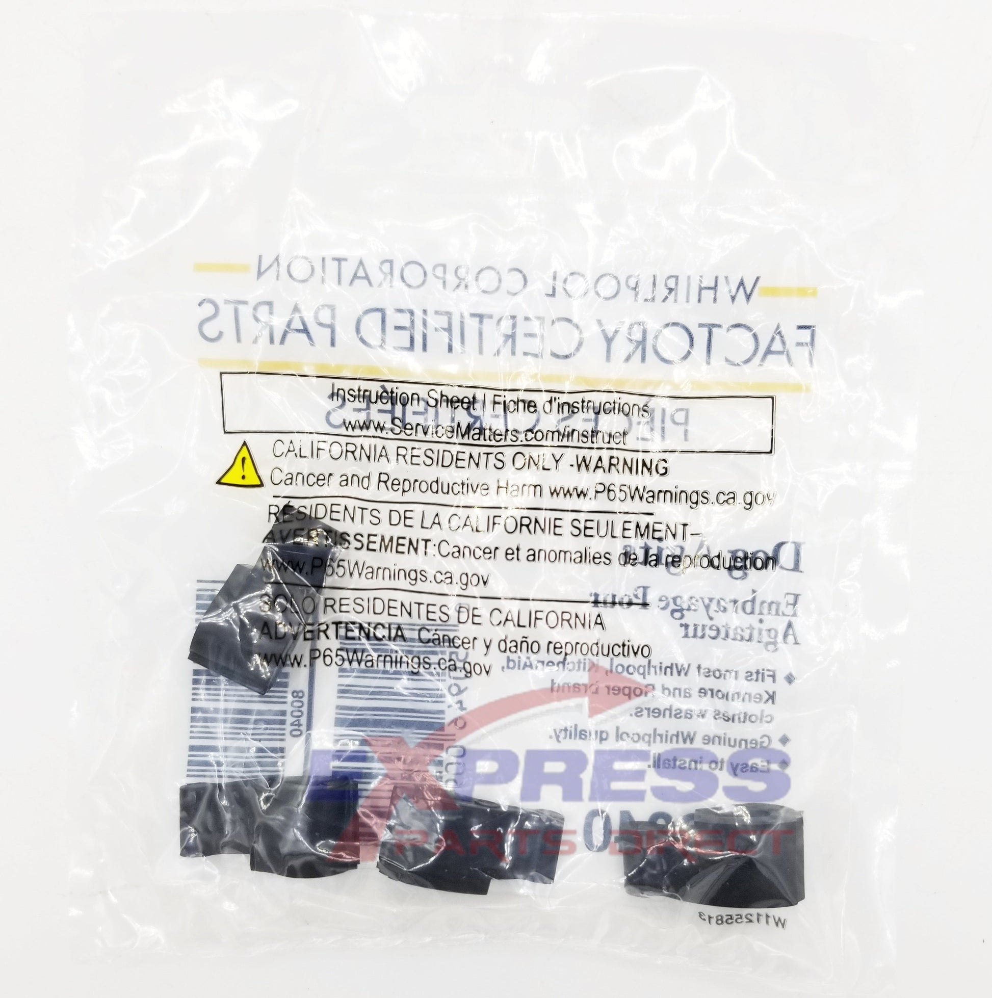 80040 Genuine OEM Washer Agitator Dogs 