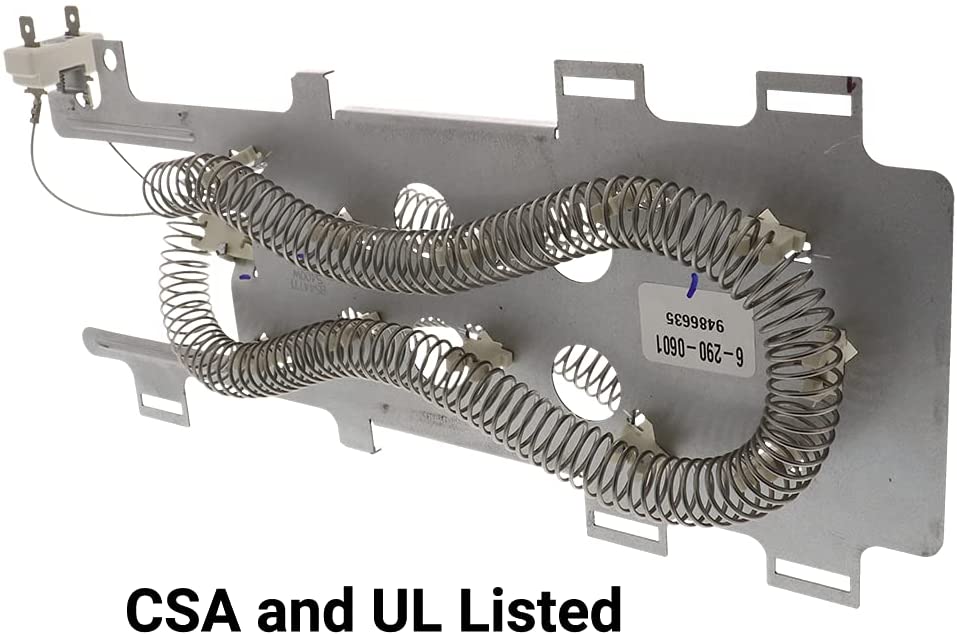 8544771 - 280148 Dryer Heater and Thermostat Kit Replaces WP8544771, 280148