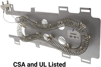 8544771 - 280148 Dryer Heater and Thermostat Kit Replaces WP8544771, 280148