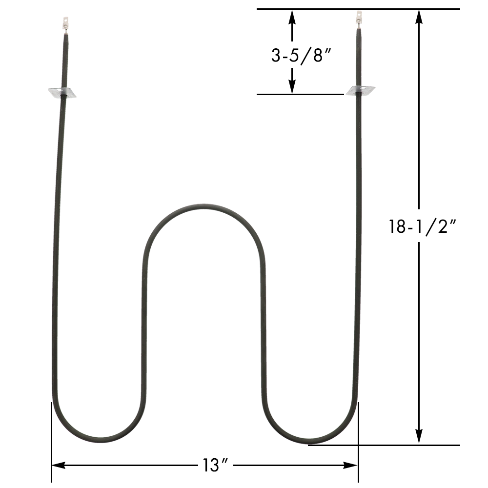 ERP B1551 Oven Broil Element Replaces W10201551