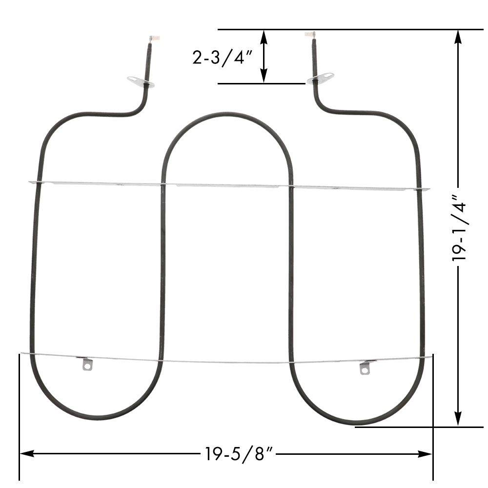 ERP B7340 Oven Broil  Element Replaces W10856603