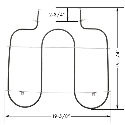 ERP B7340 Oven Broil  Element Replaces W10856603