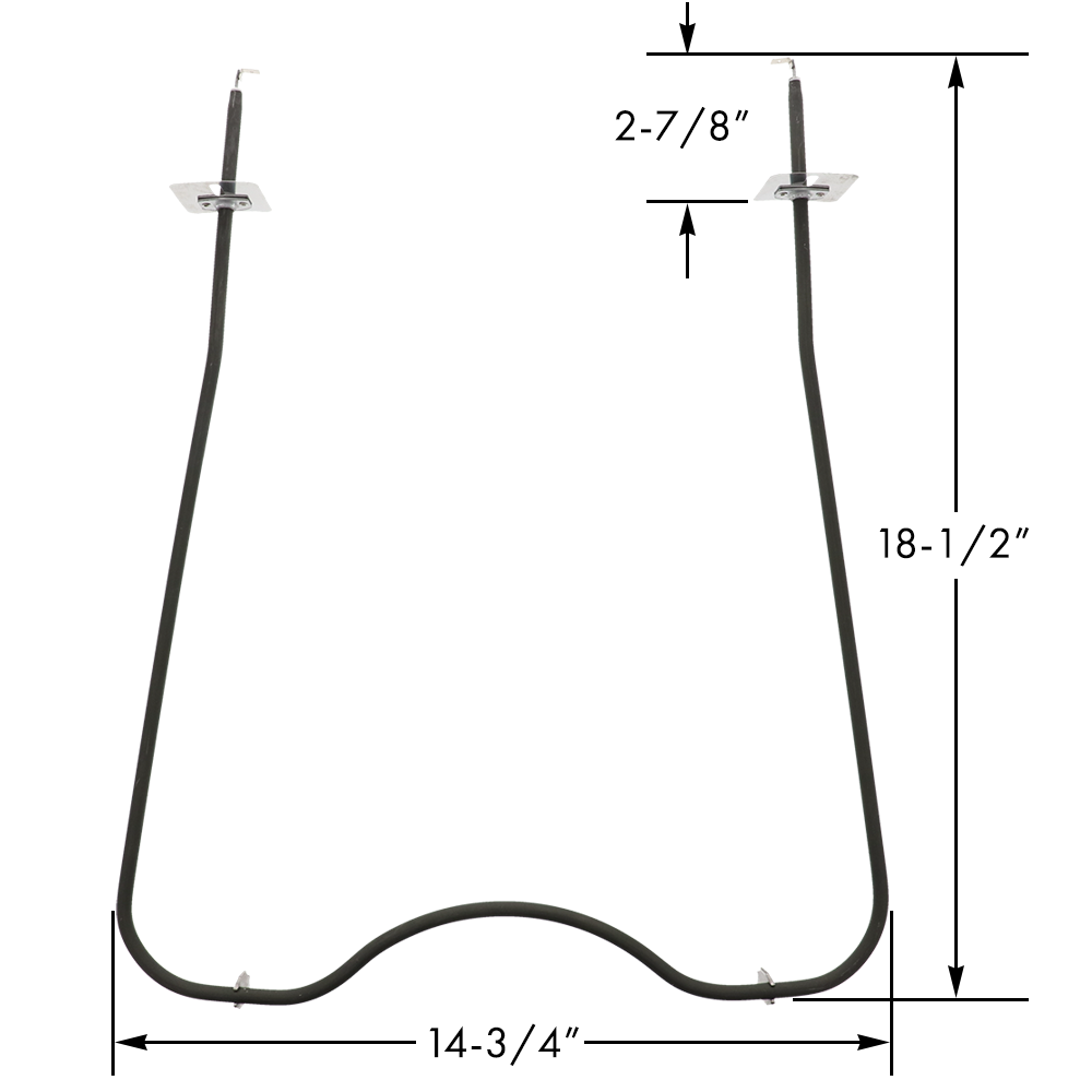 ERP B778 Oven Bake Element WB44X238, AP2031055, PS249437
