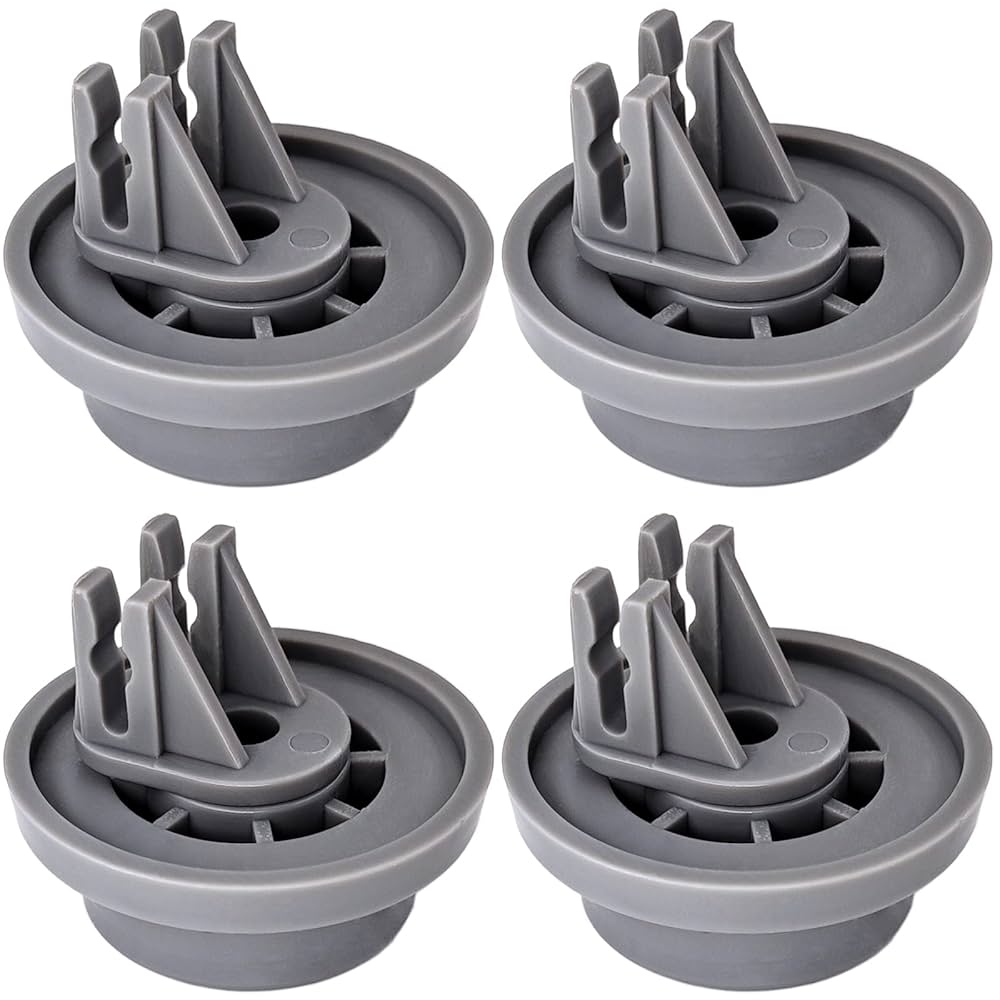 (4 Pack) XPARTCO DD66-00023A Dishwasher Lower Dish Rack Roller  Parts-O-Matic