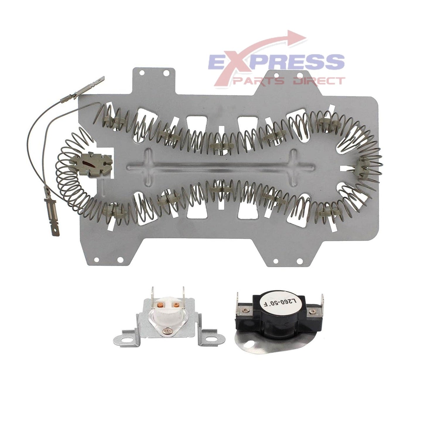 EXPSHT2 Dryer Heating Element & Thermostat Kit Replaces DC47-00019A, DC47-00018A, DC96-00887C