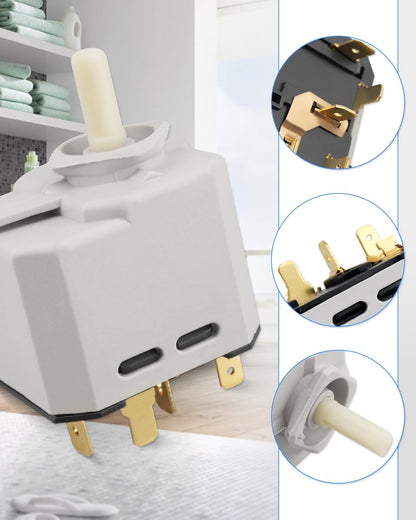 XPARTCO W10117655 Dryer Push to Start Switch Replaces WPW10117655