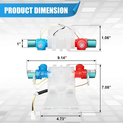 W10144820 Water Inlet Valve WPW10144820, AP6015761, PS11749042
