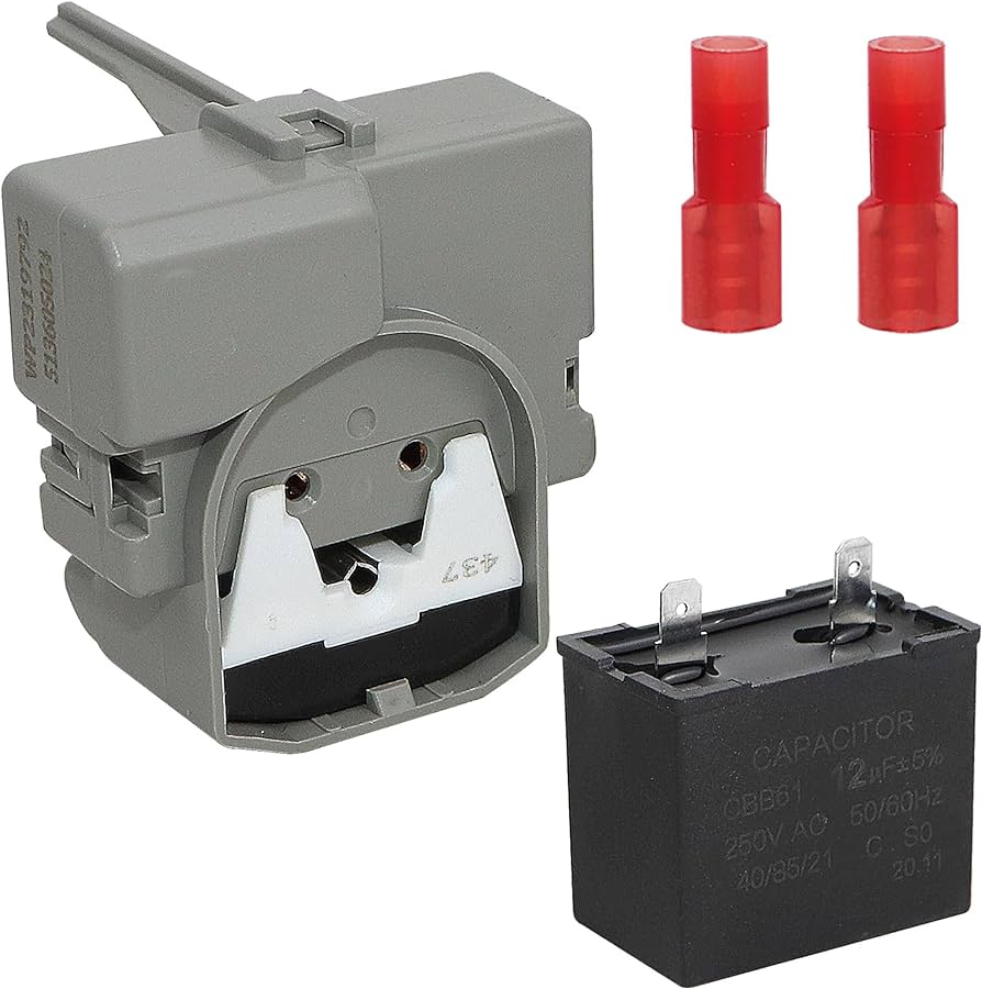 W10189190 Refrigerator Compressor Overload and Start Relay Replaces WPW10189190  Parts-O-Matic