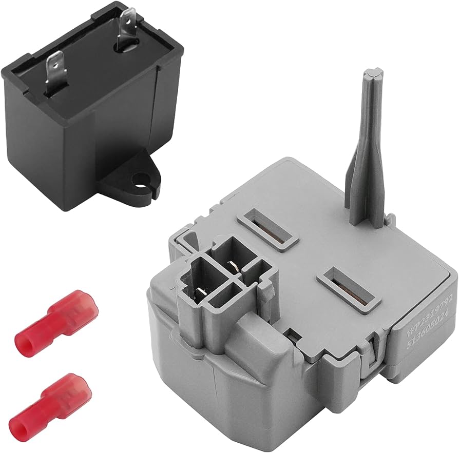 W10189190 Refrigerator Compressor Overload and Start Relay Replaces WPW10189190  Parts-O-Matic