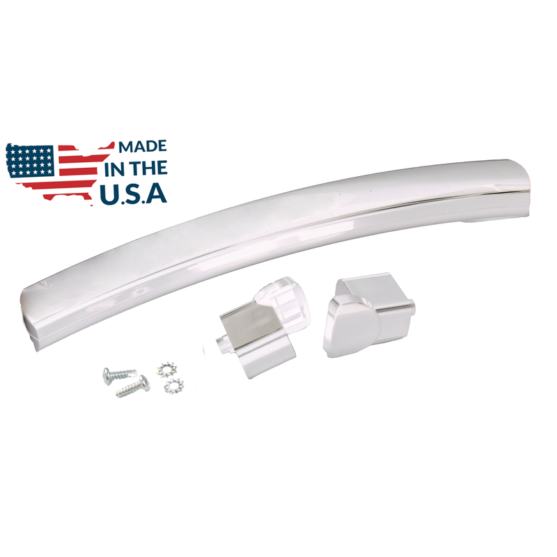 WB15X10276 (CMP) Microwave Door Handle Kit (White) AP5790515, WB06X10943