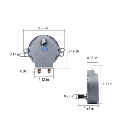 WB26X10038 Microwave Turntable Motor 5304408980, DE31-10172A, MDPJ030AF, SSM-16H