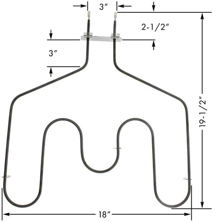 (10 Pack) ERB44T10011 Oven Bake Element Replaces WB44T10011