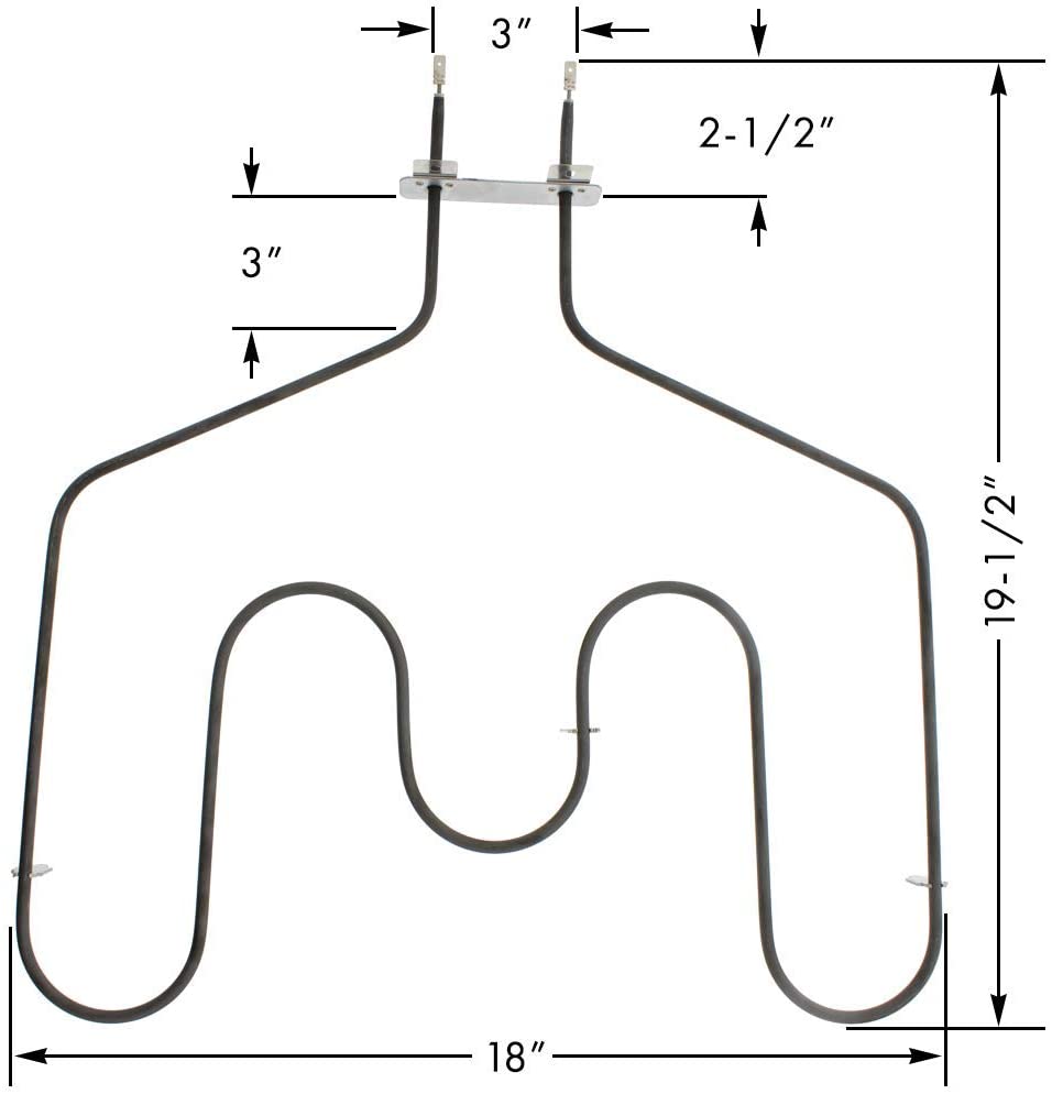 (4 Pack) ERP WB44T10011 Oven Bake Element