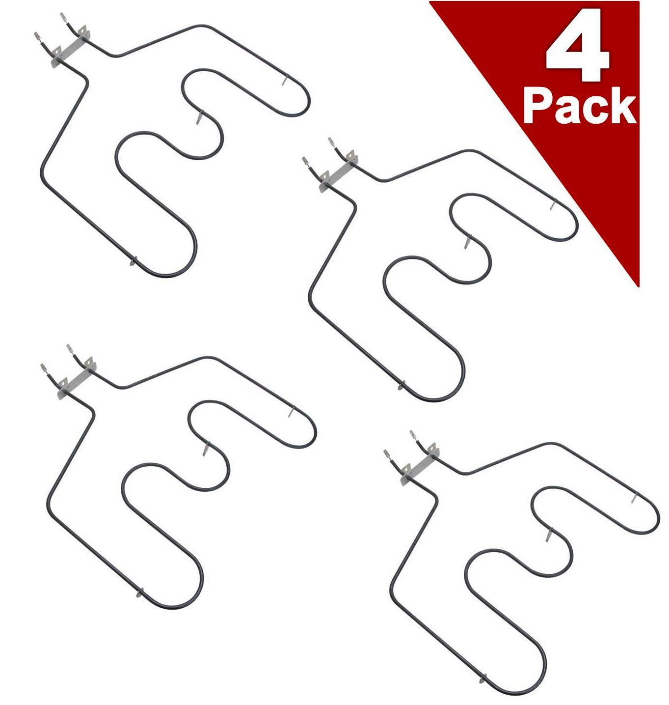 (4 Pack) ERP WB44T10011 Oven Bake Element