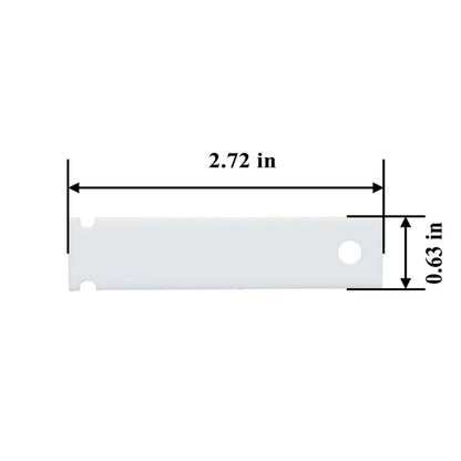 WE03X37317 Dryer Drum Glide for GE, Hotpoint AP7217723, PS17137203