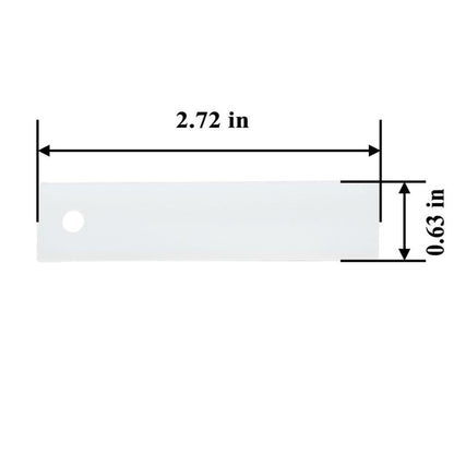 WE03X37318 Dryer Drum Slide WE1M504, AP7217724, PS17137205