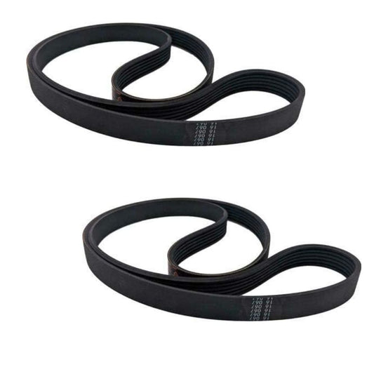 (2 Pack) WH01X10302 Washer Drive Belt AP3968432, PS1482278