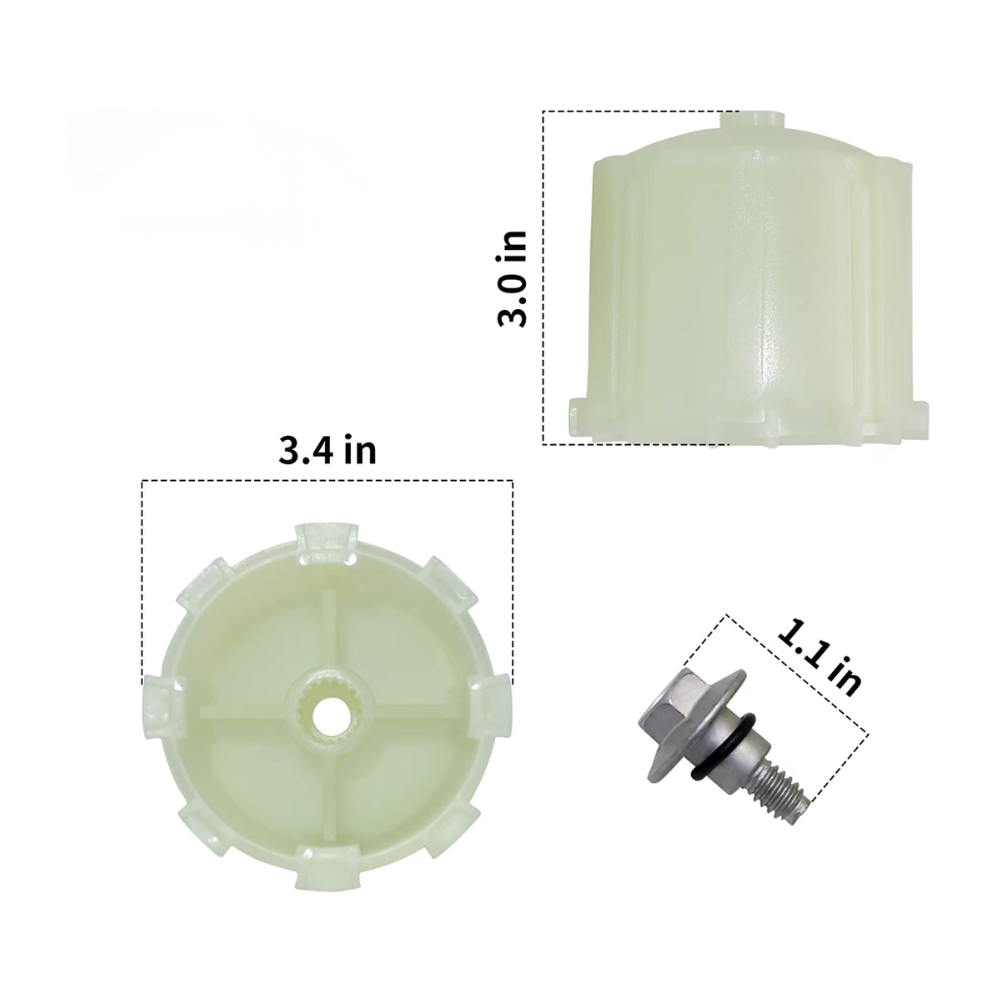 WH49X10042 Washer Agitator Coupler for GE AP3964635, PS1517844