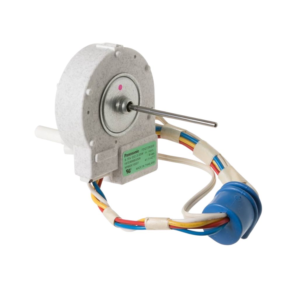 WR60X10307 Refrigerator Evaporator Fan Motor 197D4968G009, FDQT26GE6