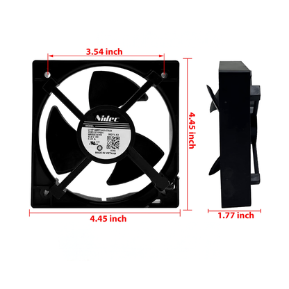 WR60X25858 Refrigerator Evaporator Fan Motor U11P14MS7AA3-57A61, WR60X10340