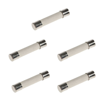 (5 Pack) XP15A-SB Ceramic Line Fuse, Slow Blow, 15A  Parts-O-Matic