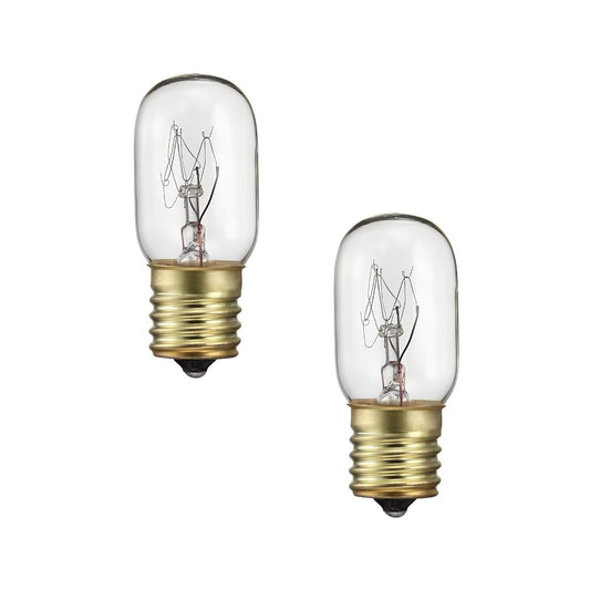 (2 Pack) XPIBE1740 Microwave Light Bulb (40W) for 8206232A, WB25X10030