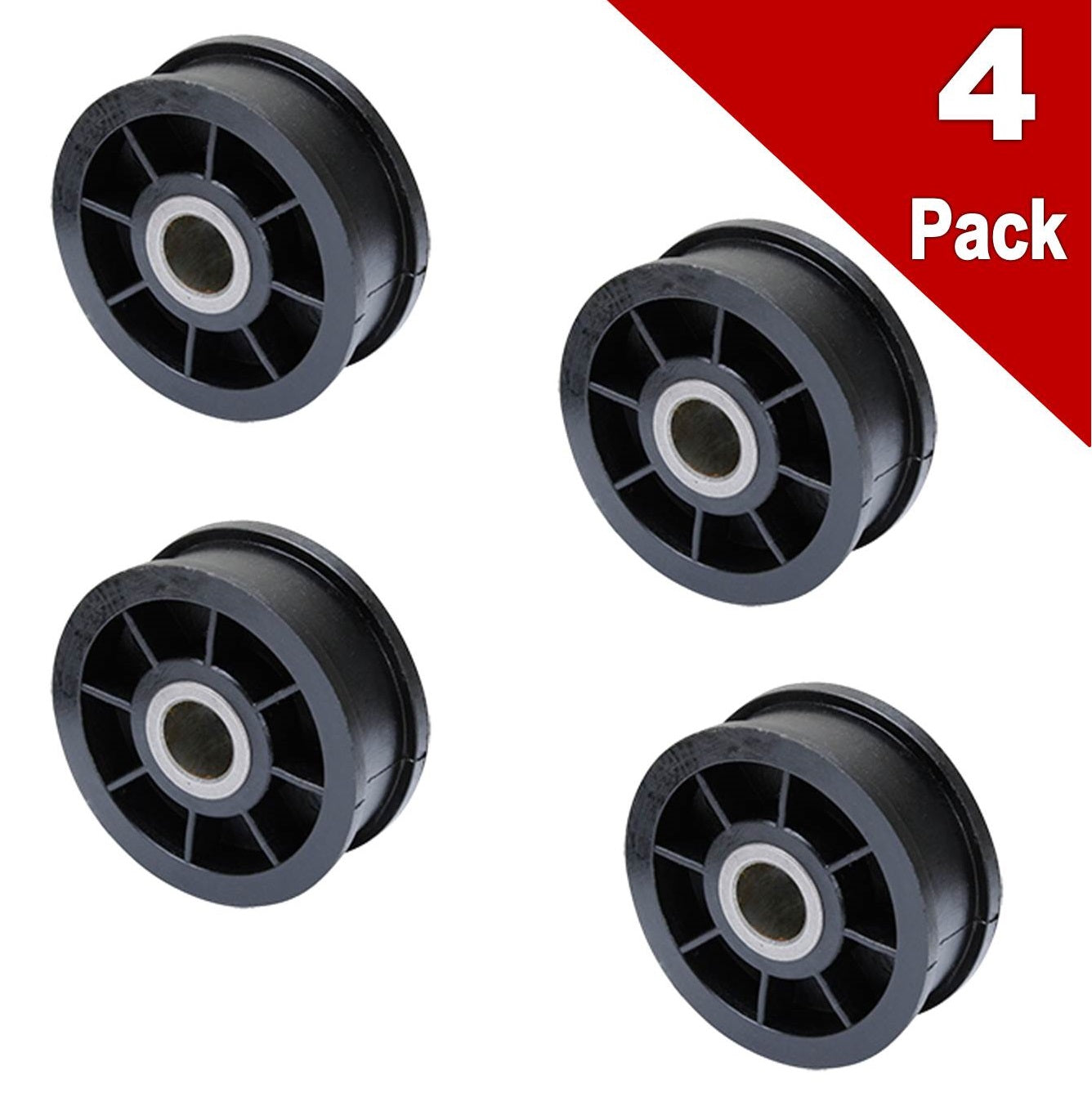 (4 Pack) Y54414 Dryer Idler Pulley WPY54414, D510142P, AP6024203
