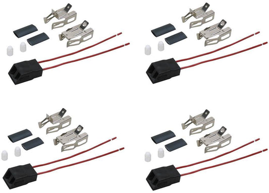 (4 Pack) ERP R117 Range Surface Burner Receptacle Kit