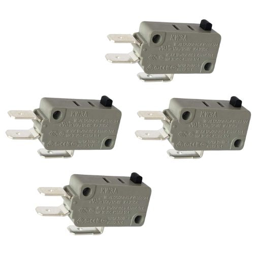 (4 Pack) EXP480 Microwave Door Switch W10211972, W10727360
