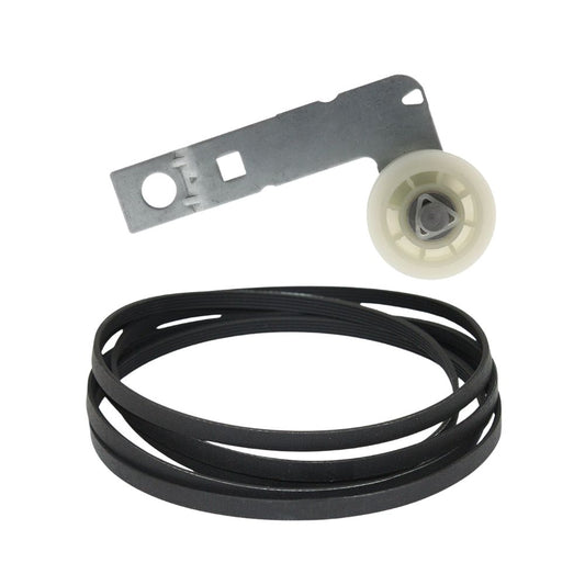 EXP651 Dryer Belt and Idler Pulley WPW10112954, W10837240