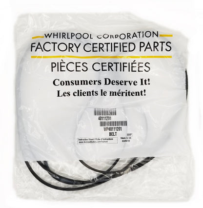WP40111201 Genuine Whirlpool OEM Dryer Drum Belt